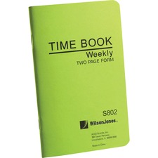 Wilson Jones WLJS802 Time Book