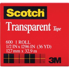 Scotch MMM600121296 Invisible Tape