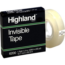 Highland MMM6200121296 Invisible Tape