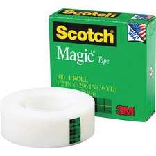 Scotch MMM810121296 Invisible Tape