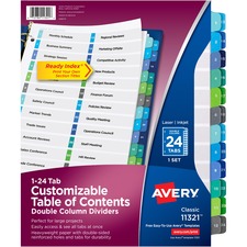 Avery AVE11321 Index Divider
