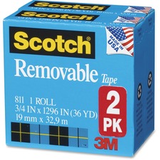 Scotch MMM8112PK Invisible Tape
