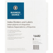 Business Source BSN16482 Index Divider