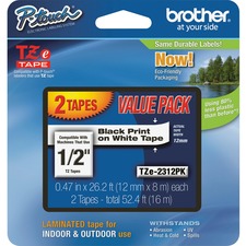 Brother TZE2312PK Label Tape