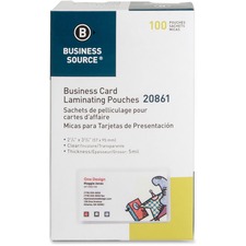 Business Source BSN20861 Laminating Pouch