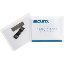 SICURIX BAU67665 Name Badge