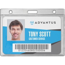 Advantus AVT76075 Badge Holder