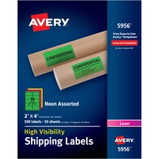 Avery AVE5956 Shipping Label