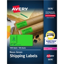 Avery AVE5976 Shipping Label