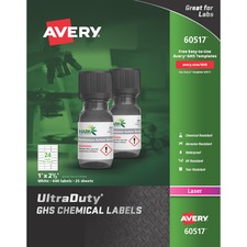 Avery AVE60517 Chemical Label