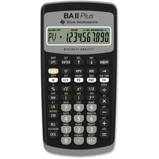 Texas Instruments TEXBAIIPLUS Business/Financial Calculator
