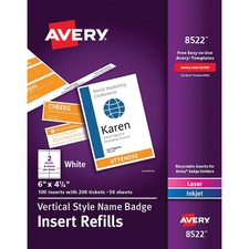 Avery AVE8522 Name Badge
