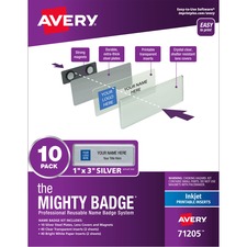 Avery AVE71205 Name Badge Kit
