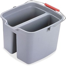 Rubbermaid Commercial RCP261700GY Double Pail