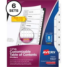 Avery AVE11822 Tab Divider