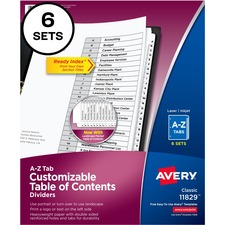 Avery AVE11829 Index Divider