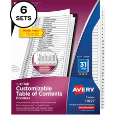Avery AVE11827 Index Divider