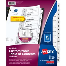 Avery AVE11142 Index Divider