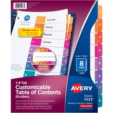 Avery AVE11133 Index Divider