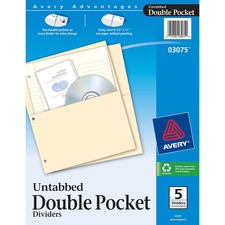 Avery AVE03075 Pocket Divider