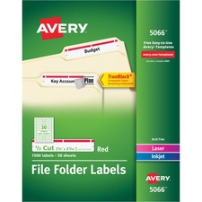 Avery AVE5066 File Folder Label