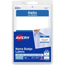 Avery AVE5141 Name Badge Label