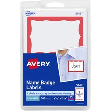 Avery AVE5143 Name Badge Label