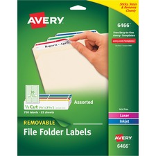 Avery AVE6466 File Folder Label
