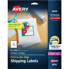 Avery AVE6874 Shipping Label