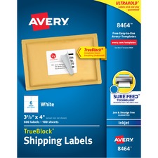 Avery AVE8464 Shipping Label