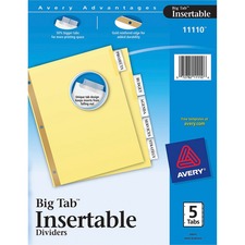 Avery AVE11110 Tab Divider