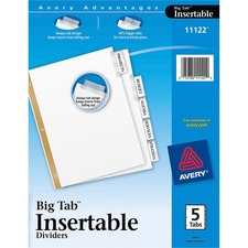 Avery AVE11122 Tab Divider