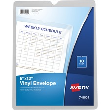 Avery AVE74804 Vinyl File Pocket