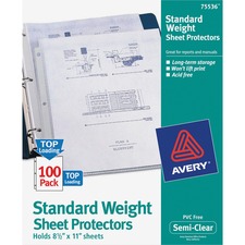 Avery AVE75536 Sheet Protector