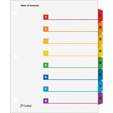 Cardinal CRD60818 Index Divider