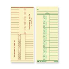 TOPS TOP12603 Time Card