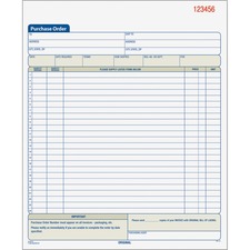 TOPS TOP46146 Purchase Order Form